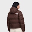 The North Face Wmns 1996 Retro Nuptse Hooded Jacket Braun 103277 3