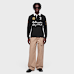 Billionaire Boys Club Script Panelled Rugby Shirt black black 104145 2