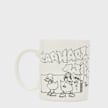 Carhartt WIP Blinkerfluid Mug Porcelain white/black Schwarz 104229 1