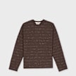 Brain Dead Casey Stripe Long Sleeve T Shirt brown 104441 1