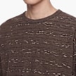 Brain Dead Casey Stripe Long Sleeve T Shirt brown 104441 3