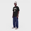 A Bathing Ape College Tee white black 104934 2