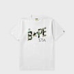 A Bathing Ape ABC Camo Bape Sta Tee white 104945 1