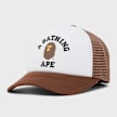 A Bathing Ape College Mesh Cap brown 104989 1