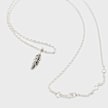 TwoJeys Feather Necklace silver 105870 3
