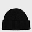 AMI PARIS Beanie With Contrasted Ami De Coeur black 106026 2
