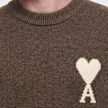 AMI PARIS Knit Sweater ADC brown 106046 3