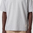 AMI PARIS T-Shirt Heritage Ami Paris Label gris cendre chine Undefined Color 106051 3