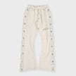 HELLSTAR Mirrorface Tattoo Logo Sweatpants beige 106149 1