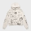 HELLSTAR Grafitti Zip Up beige 106151 1