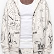HELLSTAR Grafitti Zip Up beige 106151 4