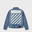 L/AB c/o Off-White Zip Trucker Denim Jacket blauw 107257 1