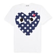 Comme des Garcons Play Play Polka Dot T-Shirt white 53566 1