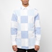 J. W. Anderson Checkboard Applique Shirt bleu 57983 2