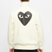 Comme des Garcons Play&nbsp; Play Sweatshirt Big Heart beige 58458 4
