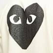 Comme des Garcons Play&nbsp; Play Sweatshirt Big Heart beige 58458 6