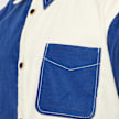 Wales Bonner&nbsp; MONTEGO COLOUR BLOCK SHIRT beige 60098 5