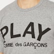 Comme des Garcons Play&nbsp; Play Logo T-Shirt gris 65559 5