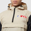 Comme des Garcons Play&nbsp; K-Way Half Zip Jacket beige 80935 5