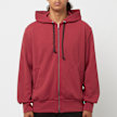 Comme des Garcons Play&nbsp; x The Artist Invader Hooded Zip Sweatshirt rouge 81357 2