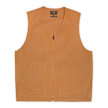 Beams Plus&nbsp; Work Zip Vest Canvas beige 82854 1