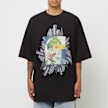 UNDERCOVER Tee Castle Collage noir 83501 2