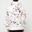 A Bathing Ape Hand Draw Pattern Shark Pullover Hoodie multicolor 83784 4