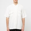 YMC Wray Short Sleeve Shirt (Linen) wit 84309 2