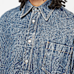 MM6 Maison Margiela&nbsp; Long-Sleeved denim Shirt bleu 87105 5