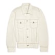 AMI PARIS&nbsp; Trucker Denim Jacket beige 85549 1