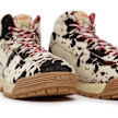 Autry Malga Mid Leather Cow Print beige 85737 5