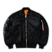 No Problemo x Alpha Industries No War MA-1 Jacket black 88551 1