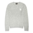 New Era Wmns MLB Knit Crew Los Angeles Dodgers grijs 90461 1