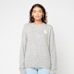 New Era Wmns MLB Knit Crew Los Angeles Dodgers grijs 90461 2
