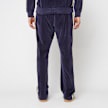 Needles Narrow Track Pant - C/PE Velour blue 98979 4