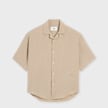 AMI PARIS Shortsleeve Shirt Beige 89504 1