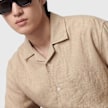 AMI PARIS Shortsleeve Shirt Beige 89504 3
