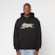 ICECREAM Woodland Camo Running Dog Popover Hood black 90407 2