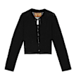 Brain Dead Mesh Knit Spiral Cardigan noir 90598 1