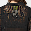 Brain Dead Mesh Knit Spiral Cardigan black 90598 7