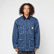 Carhartt WIP OG Chore Denim Coat blauw 89523 2