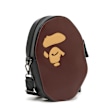 A Bathing Ape Ape Head Shoulder Bag M brown 92432 1