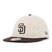 New Era Americana Herringbone 9Fifty Retro Crown San Diego Padres brun 92918 1