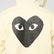Comme des Garcons Play&nbsp; Play Big Heart Sweatshirt jaune 95345 5