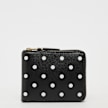 Comme des Garcons Wallet Dots Printed Leather Line noir 95424 1