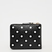 Comme des Garcons Wallet Dots Printed Leather Line noir 95424 2