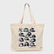 New Era MLB New York Yankees Cap Graphic Tote Bag beige 99229 1