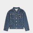 New Era Script Denim Jacket bleu 99241 1