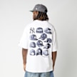 New Era MLB Cap Graphic Os Tee New York Yankees white 99240 3