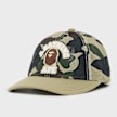 A Bathing Ape 1st Camo College Embrodery Patched Mesh Cap beige 99544 1